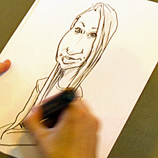 Get a quote to find out the price of hiring a caricaturist for your wedding